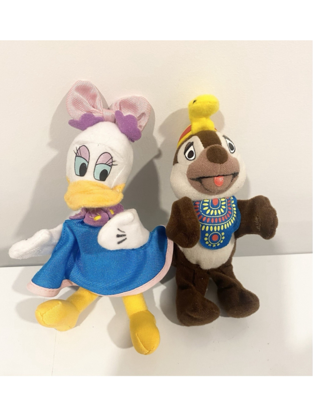 Vintage 2000 Disneyland Paris McDonalds Daisy Duck Dale Plush Lot of 2